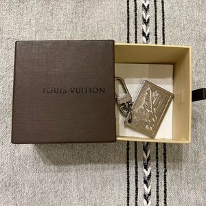 Louis Vuitton Silver Keychain